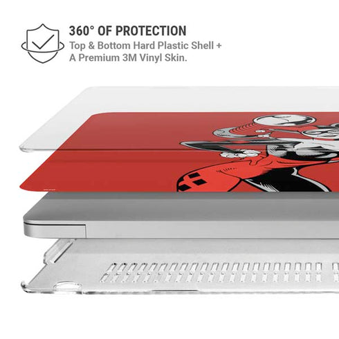 DC Comics Harley Quinn Classic Art Pose MacBook Air 15in (2023-2025) Case plus Skin